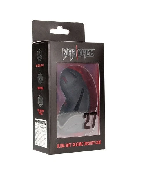 ManCage Model 27 Ultra Soft Silicone Chastity Cage