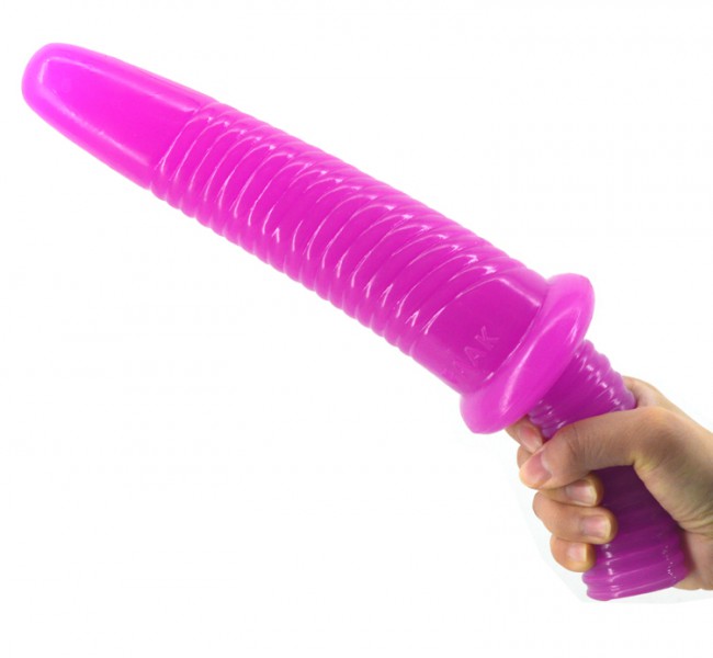 12'' Screw Dildo + Handle