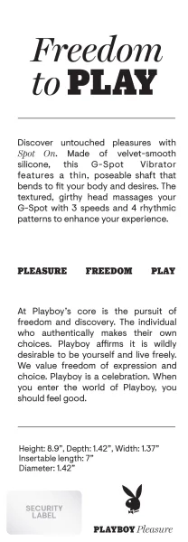 Spot on - G-Spot Vibrator - Dark Purple
