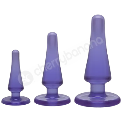 Crystal Jellies Purple Anal Initiation Kit