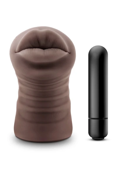 Hot Chocolate Renee Mouth Shaped Penis Masturbator By Blush