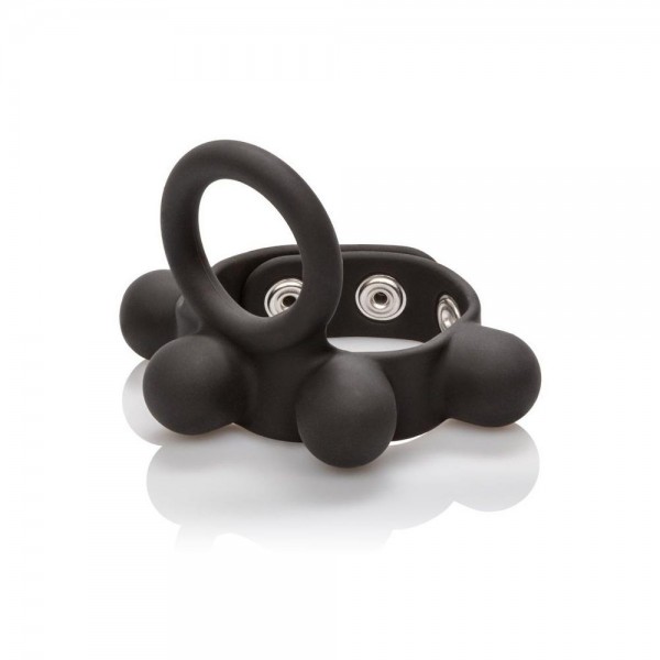 Silicone Weighted C-Ring Ball Stretcher By CalExotics, Medium & Large
