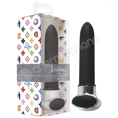 Je T aime Cinq Black Vibrator