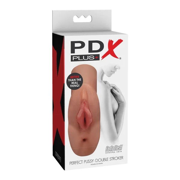 Perfect Pussy Double Stroker - Tan — image 8 of 10