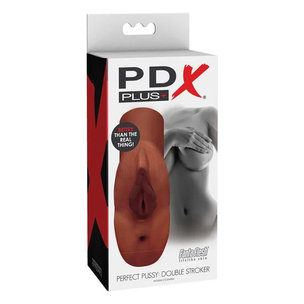 Perfect Pussy Double Stroker - Brown — image 12 of 14