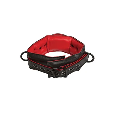 Leather Handlers Collar Black