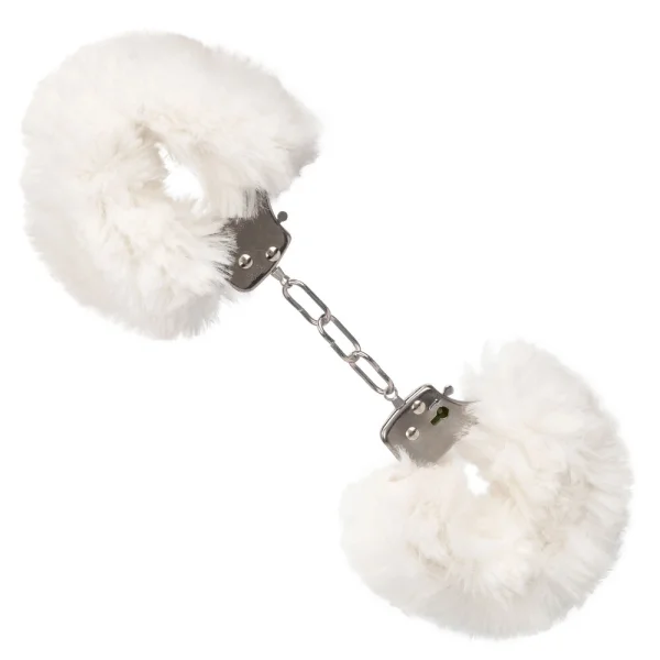 Ultra Fluffy Furry Cuffs - White