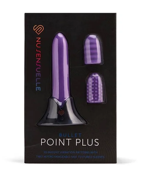 Nu Sensuelle Point Plus 20 Function Bullet  - Purple - 3.6 Inch
