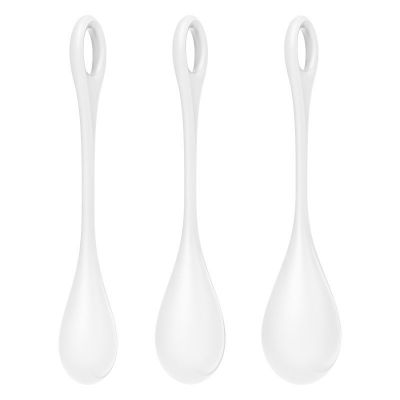 Satisfyer Yoni Power Balls 1 White 3 Pc Set