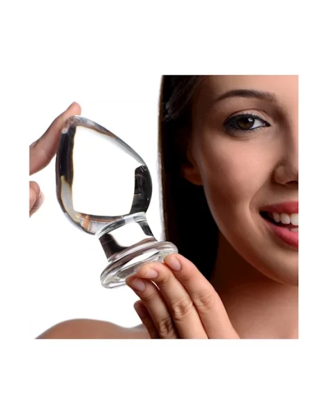 Molten Wide Glass Butt Plug
