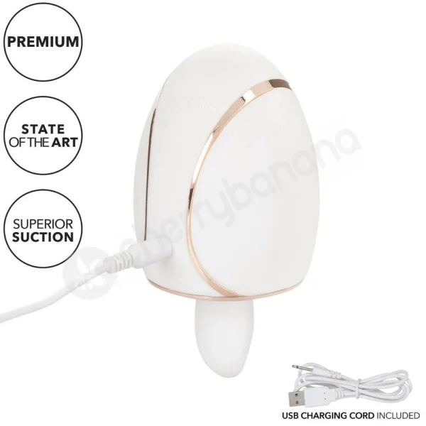 Empowered Smart Pleasure Queen Clitoral Suction Pump & Vibration With Tongue Flickering