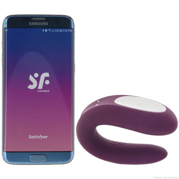 Satisfyer Double Joy App-Enabled Wearable Couples Vibrator with Remote Control