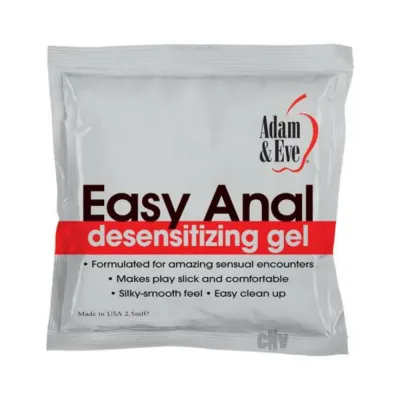 Easy Anal Foil Packs 2 5ml 12pcs