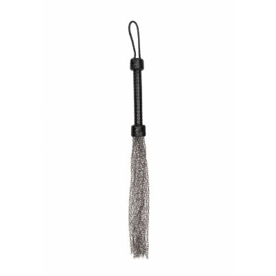 Metal Chain Flogger Black