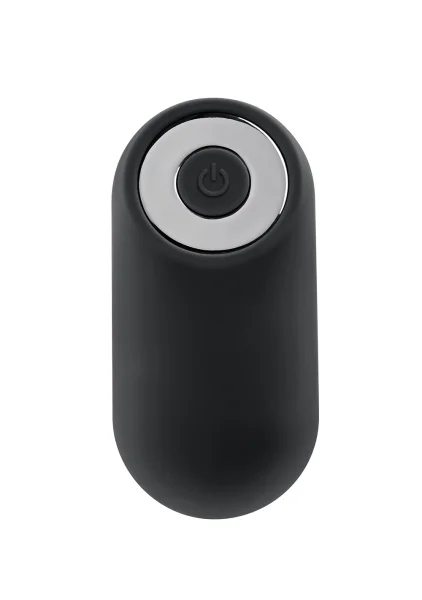 Playboy Pleasure Plug & Play Rechargeable Silicone Vibrating Butt Plug With Remote - Black
