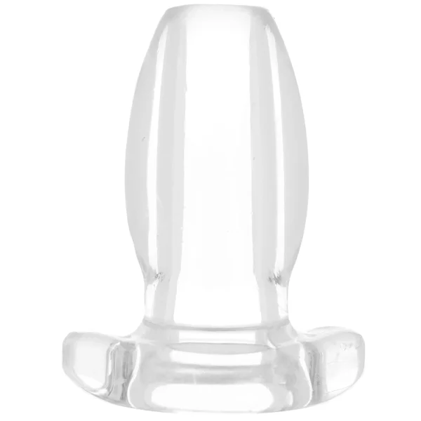 Peephole Clear Hollow Anal Plug