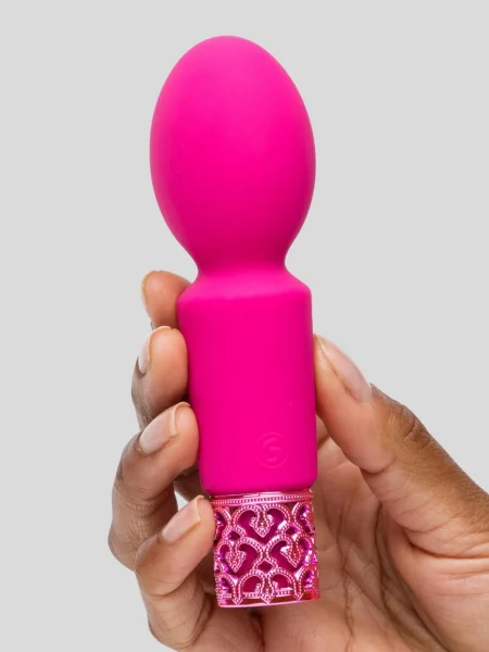 Royal Gems Brilliant Rechargeable Silicone Wand Vibrator