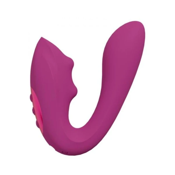 G Spot Vibrators: Vive Yumi Rechargeable Triple Motor G-spot Finger Motion Vibrator And Flickering Tongue Stimulator P