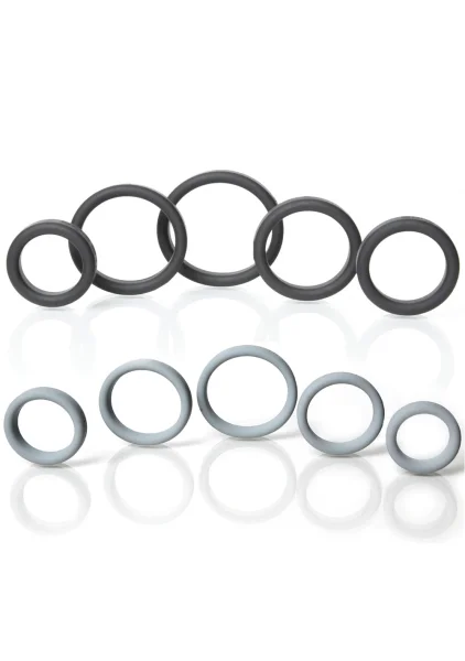 Boneyard Silicone Cock Ring 5 Piece Kit
