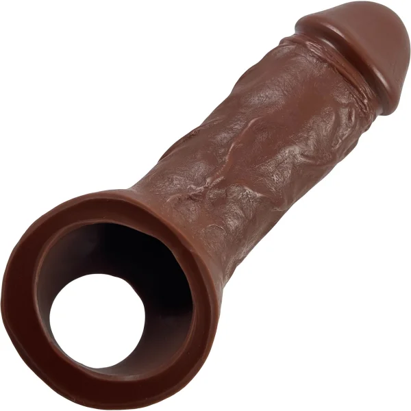 Holster Silicone Penis Extender By Vixen - Chocolate — image 10 of 14