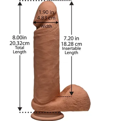 The D Perfect D ULTRASKYN 8 with Balls Caramel