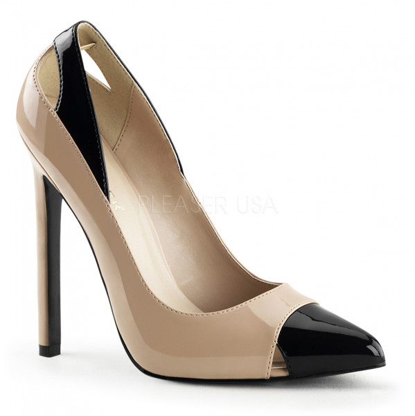 5 inches Heel Spectator Pump w/Cutout Details — image 9 of 12