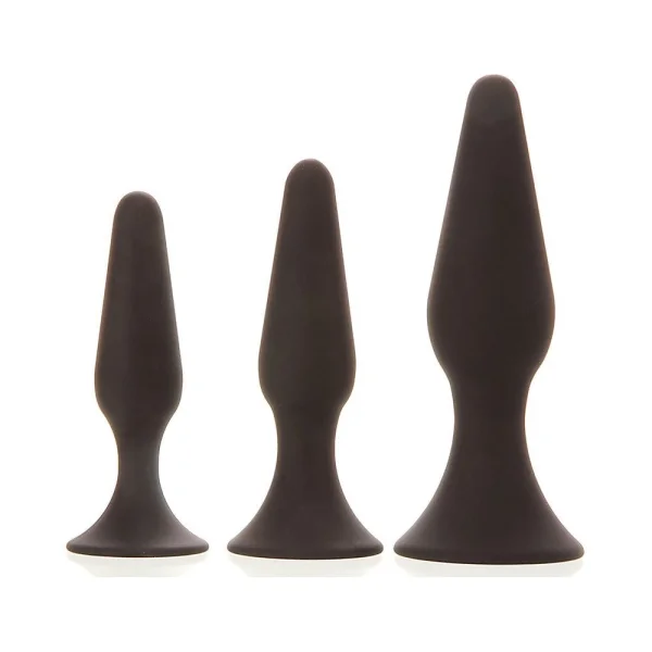 Booty Boot Camp Training Kit 3 Butt Plugs Black — image 5 of 7