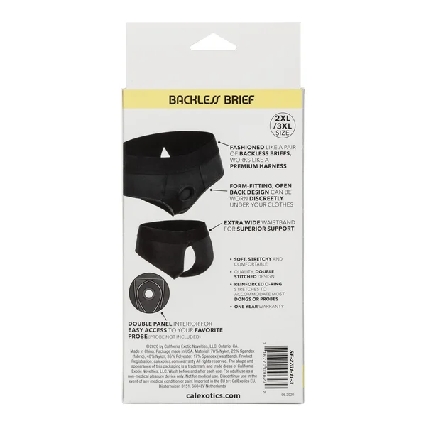 Boundless Backless Brief - 2xl-3xl - Black — image 8 of 11