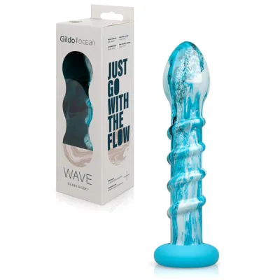 Gildo Ocean Wave 6 6 Glass Dildo
