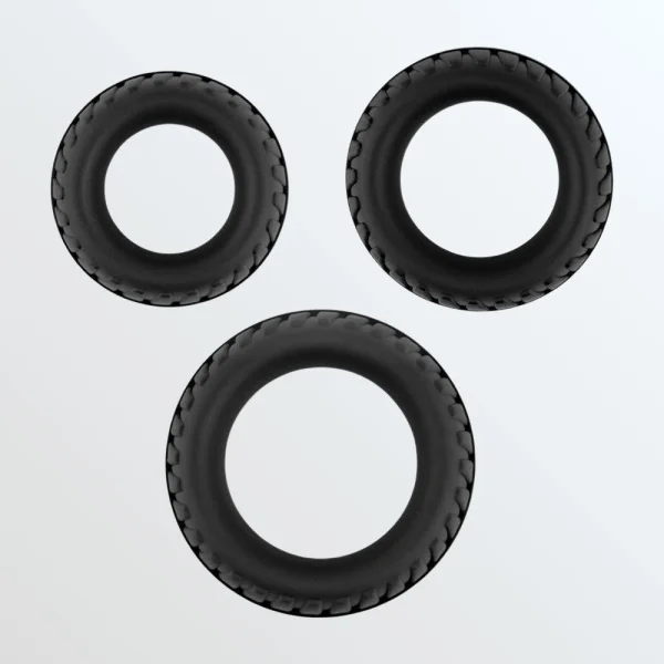 Velv'Or Rooster Floki Silicone Cock Rings (3 Sizes) — image 11 of 12