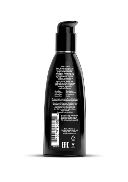 Wicked Ultra Chill Silicone Personal Lubricant 2 fl oz