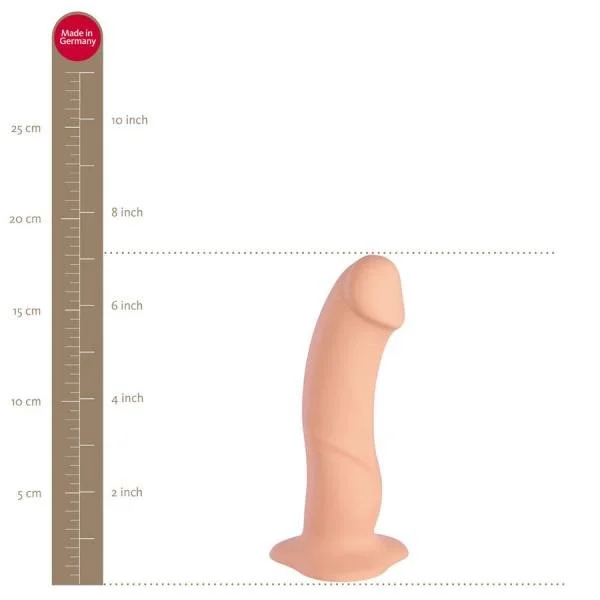 Fun Factory The Boss 7" Girthy Silicone Dildo - Black — image 8 of 8