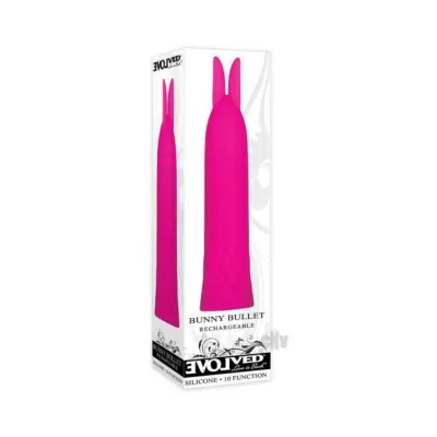 Evolved The Bunny Bullet Rechargable Silicone Pink
