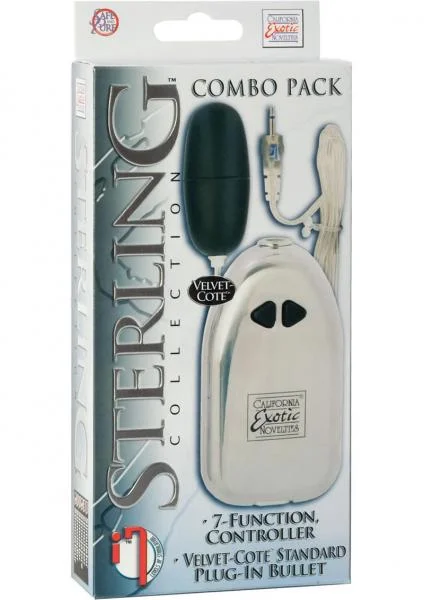 Sterling Collection Combo Pack 4 Velvet Cote Standard Plugh In Bullet 7 Function Controller