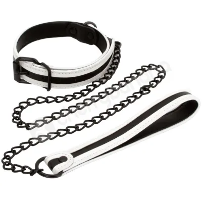 Glo Bondage Glow In The Dark Collar Leash