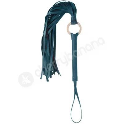 Ouch Halo Green Luxury Flogger Whip