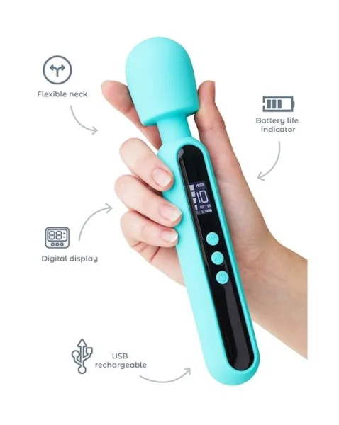 Share Satisfaction Isla Digital Wand - 9.4 Inch