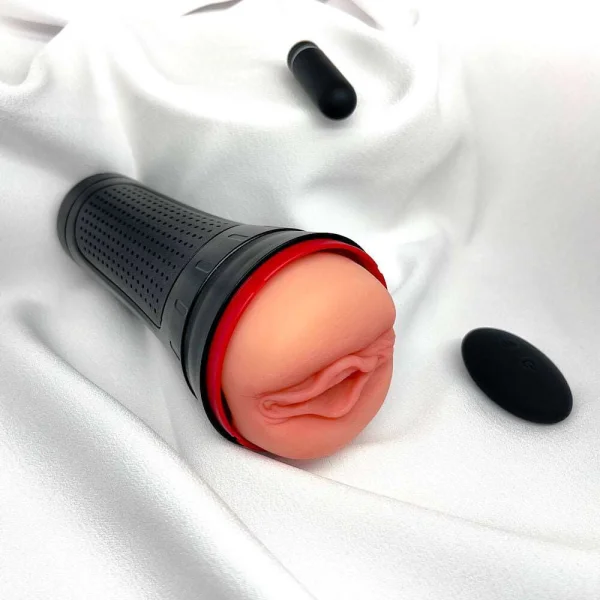 AdultLuxe Auto Vibrating Vagina Masturbator Stroker Remote Control