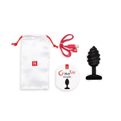 FT London G Plug Twist Silicone Vibrating Butt Plug