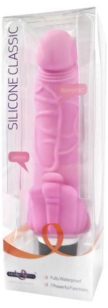 Silicone Classic Vibrating Cock