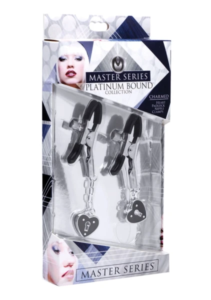 Heart Padlock Nipple Clamps