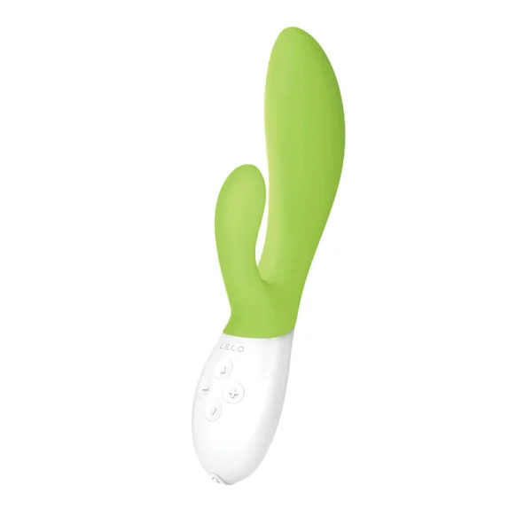 LELO Ina 2 Waterproof Rabbit Vibrator - Lime Green