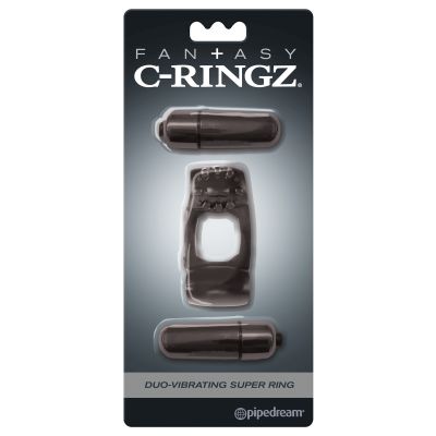 Super Duo Vibrating Cock Ring