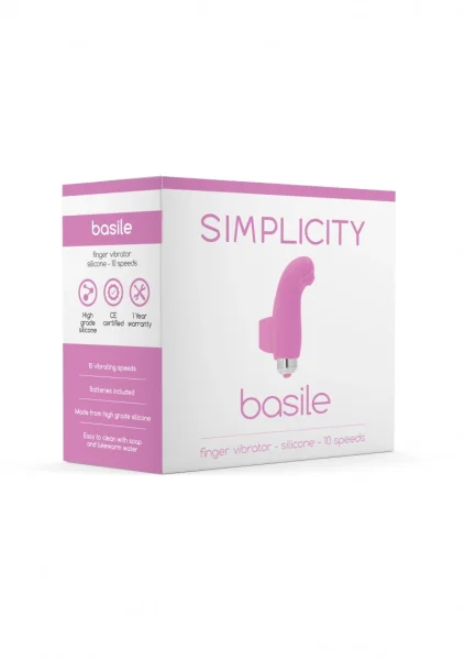 BASILE Finger Vibrator (Pink)