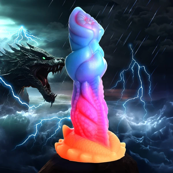 Creature Cocks Aqua-Cock Glow-in-the-Dark Dildo
