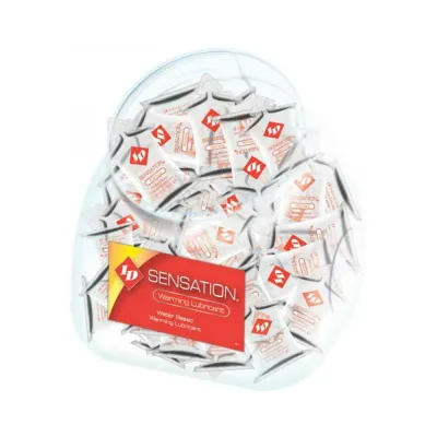 ID Sensation Warming Lubricant 10ml Pillows Jar Of 144