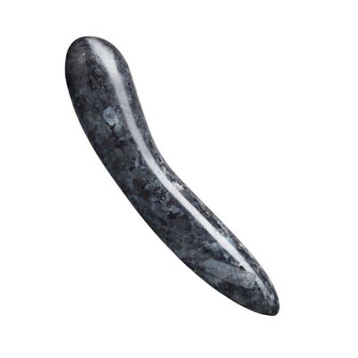 Laid D1 Stone Dildo Blue Pearl Larvikite 8 Inch