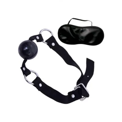 Dominant Submissive Ball Gag Black