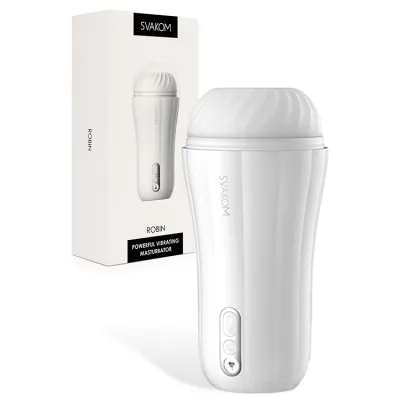 Svakom Robin 7 8 Vibrating Masturbator with Pleasure Boost