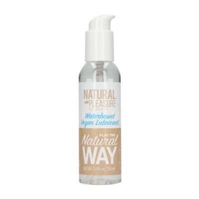 Natural Pleasure Waterbased Vegan Lubricant Water Based Lubricant 150ml Bottle